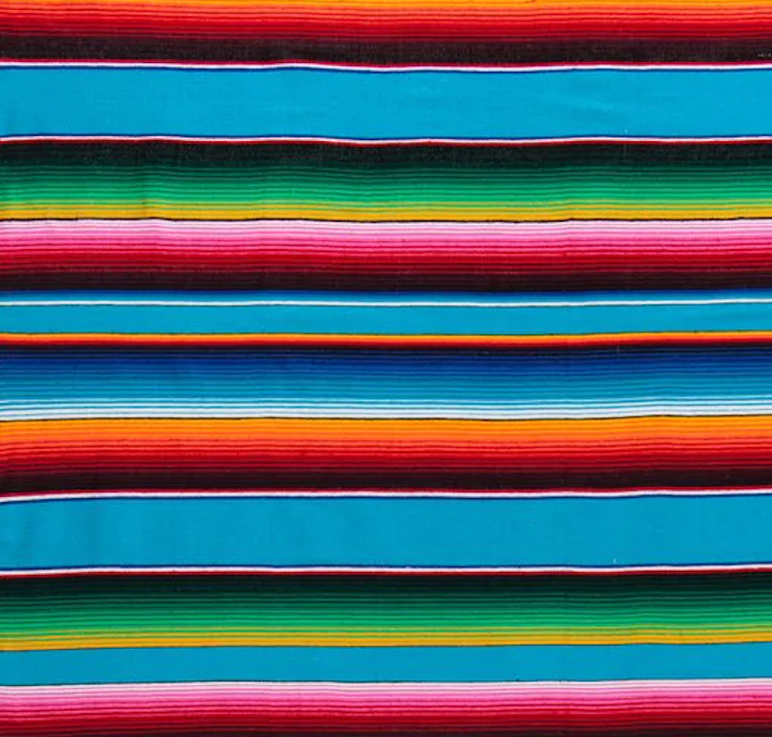 Custom Leather Ottoman with Handle – Colorful Top