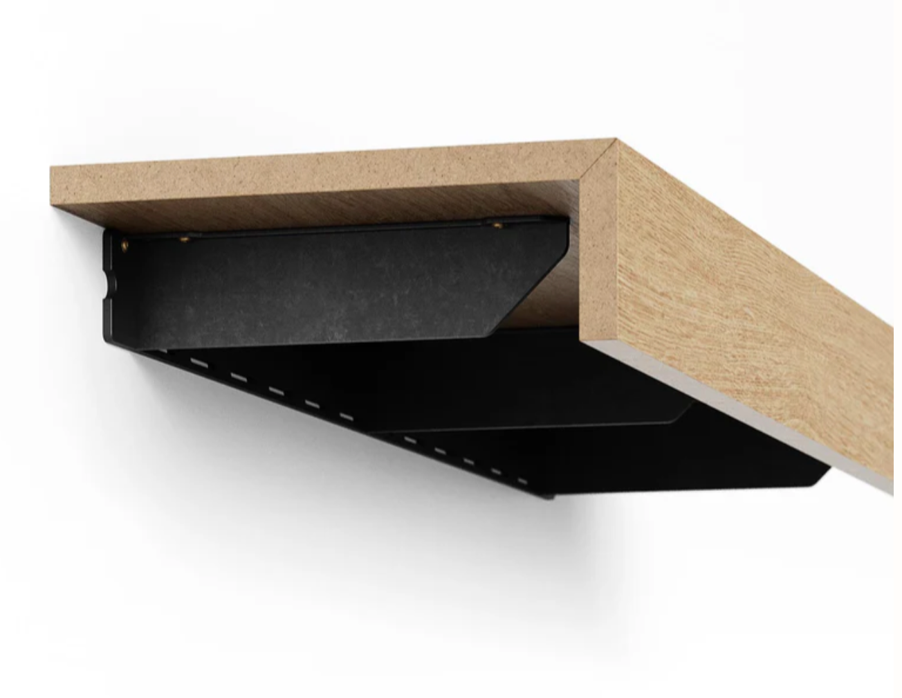 JW | Custom Floating Leather Bench for Game Room