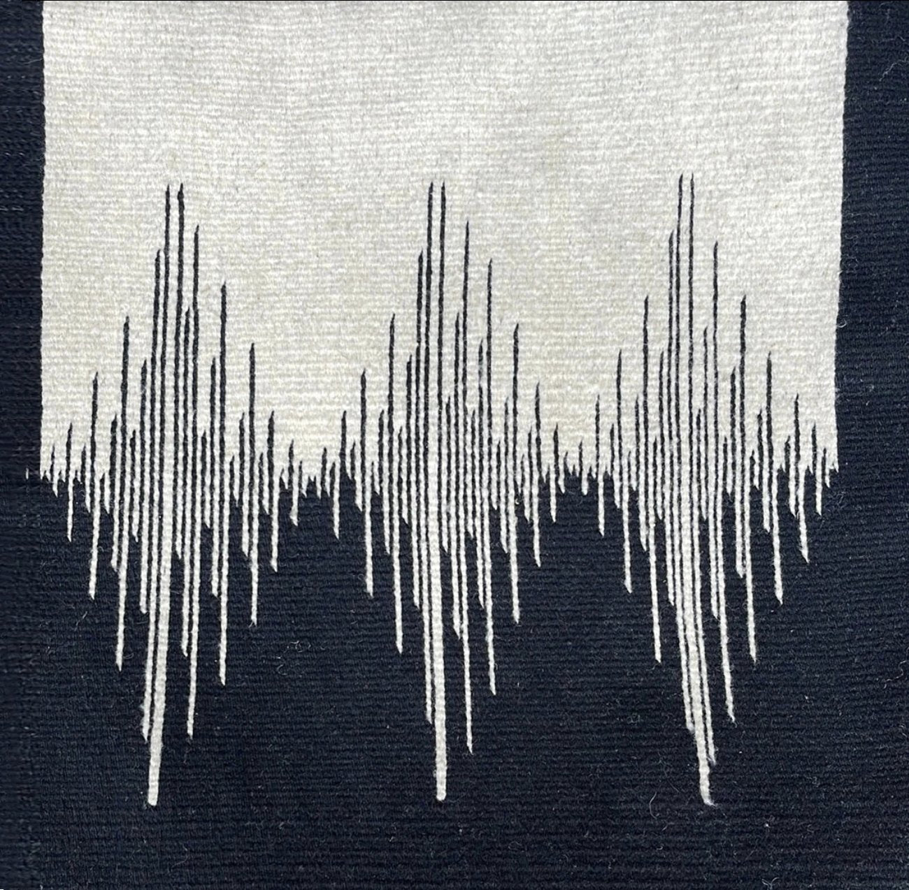 Black & White Modern Geometric Throw Pillow