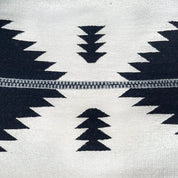 Black and White Modern Southwest Decorative Pillow - BlackBlack & WhiteNATIVEHUNTEDFOX - Black and White Modern Southwest Decorative Pillow - HUNTEDFOX