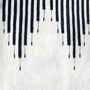Black & White Modern Geometric Throw Pillow