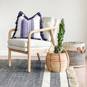 Colorful Throw Pillow With Fringe | Multiple Colors