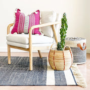 Colorful Throw Pillow With Fringe | Multiple Colors