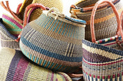 Colorful Woven Shopping Baskets - basketHOME DECORkidsHUNTEDFOX - Colorful Woven Shopping Baskets - basketHOME DECORkidsHUNTEDFOX - Hot Pink & Purple Bolga Market Basket - H U N T E D F O X