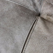 Cubist Sofa Element Grey Aged Leather - LEATHERottomanSEATINGHUNTEDFOX - Cubist Sofa Element Grey Aged Leather PILLOW BACKREST