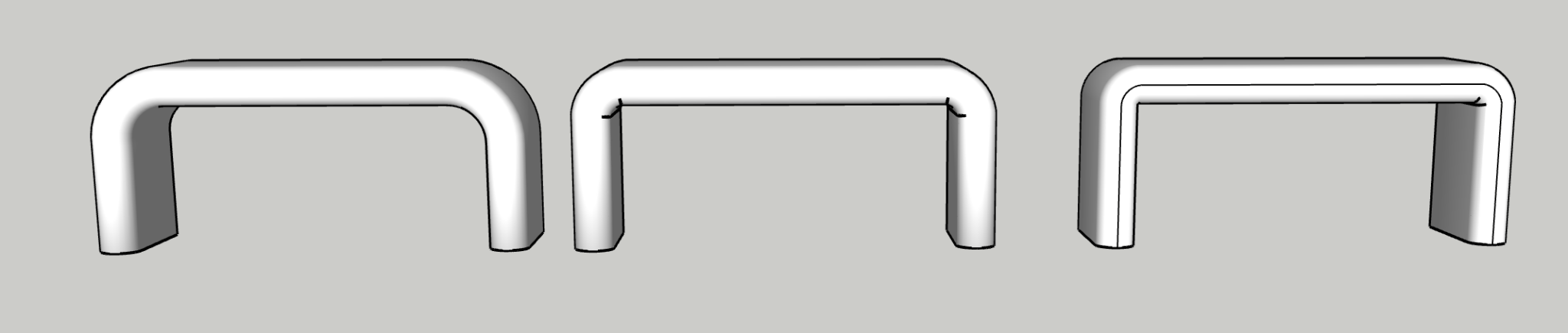 Curved Leather Bench – Modern Entryway or Bed Seating - H|F AtelierShopify CollectiveHUNTEDFOX - Curved Leather Bench – Modern Entryway or Bed Seating