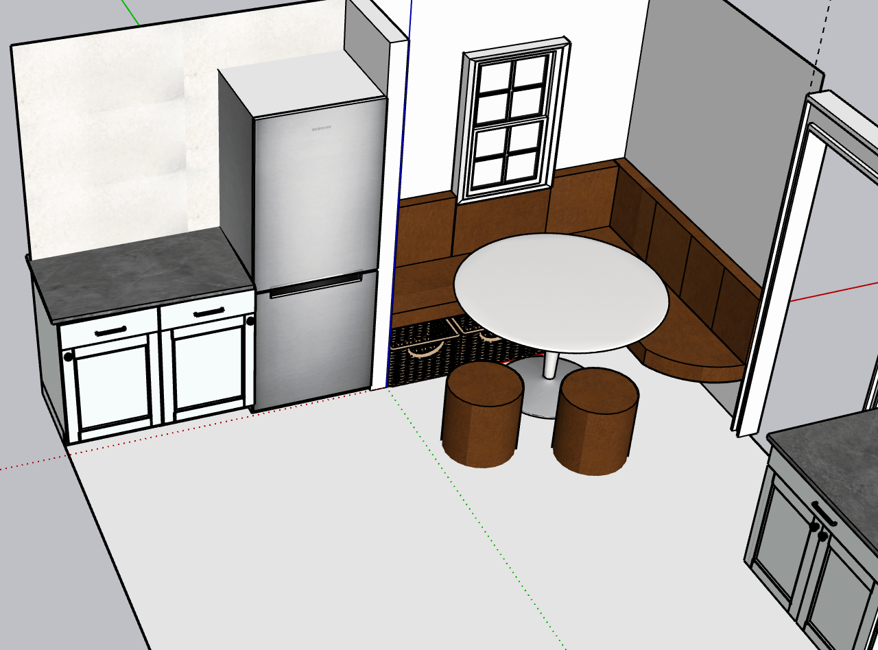 ER Custom | Floating Leather Bench for Kitchen Nook - H|F AtelierShopify CollectiveHUNTEDFOX - ER Custom | Floating Leather Bench for Kitchen Nook