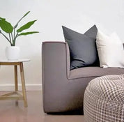 Premium Solid-Colored Accent Pillows - Neutral Tones