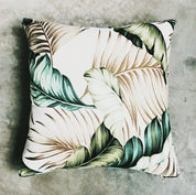 Leafy Green Tropical Accent Pillow - botanicalkidsMOANAHUNTEDFOX - Leafy Green Tropical Accent Pillow - botanicalkidsMOANAHUNTEDFOX - Leafy Green Tropical Accent Pillow