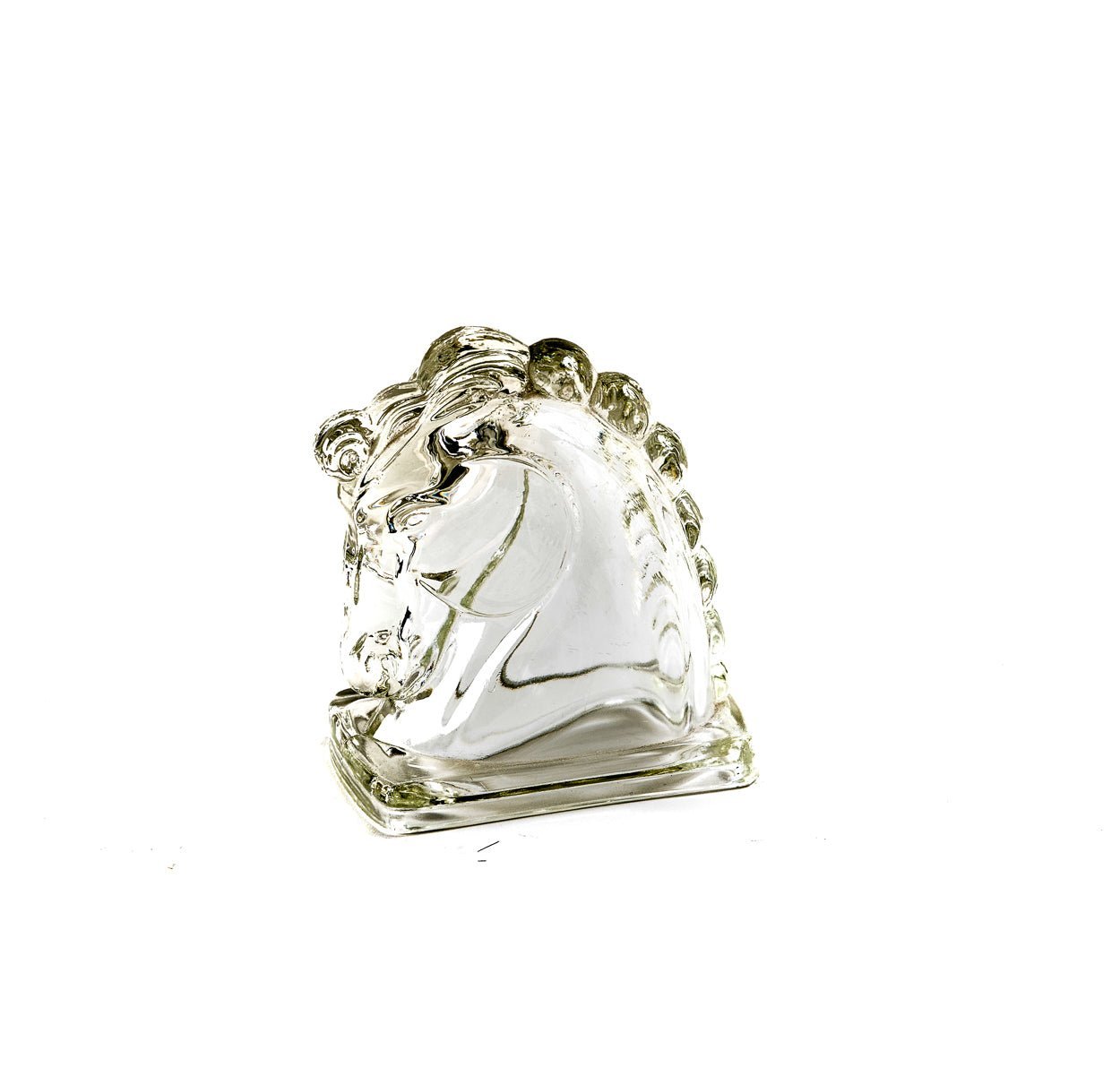 MCM Glass Stallion Bookends - accentHOME DECORhorseHUNTEDFOX - MCM Glass Stallion Bookends - HUNTEDFOX