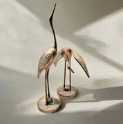 Mid Century Brass Bird Figurine - Elegant Home Decor Accent - ACCENTbrassbrass animalsHUNTEDFOX - Mid Century Brass Bird Figurine - Elegant Home Decor Accent - ACCENTbrassbrass animalsHUNTEDFOX - pair of mid century modern crane egret bird statues