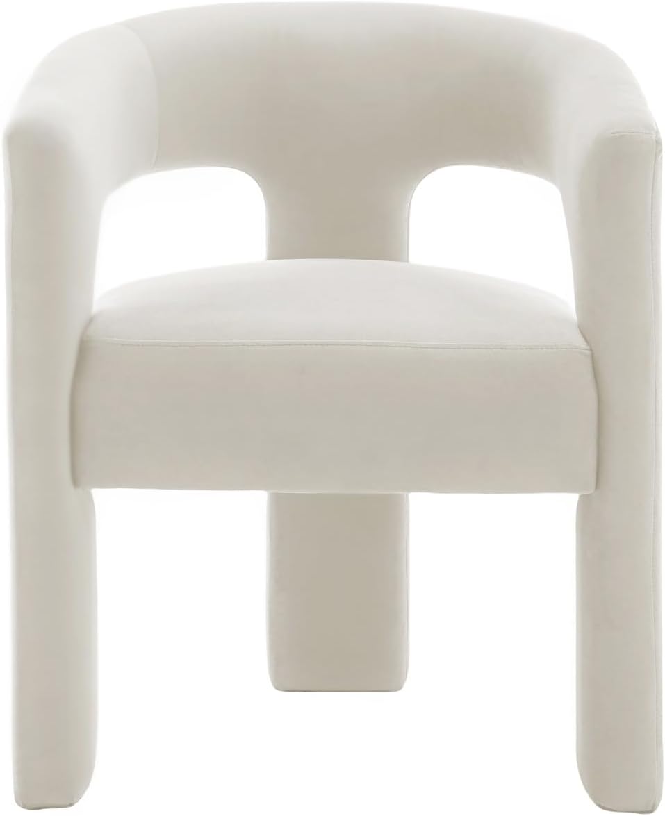 Modern Swivel "Graffiti" Accent Chair – Cutout Back + Sculpted Arms - Black & WhitefurnitureH|F AtelierHUNTEDFOX - Modern Swivel "Graffiti" Accent Chair – Cutout Back + Sculpted Arms