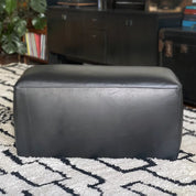 Ottoman | Rectangular with Handles Custom - H|F AtelierLEATHERottomanHUNTEDFOX - Ottoman | Rectangular with Handles Custom
