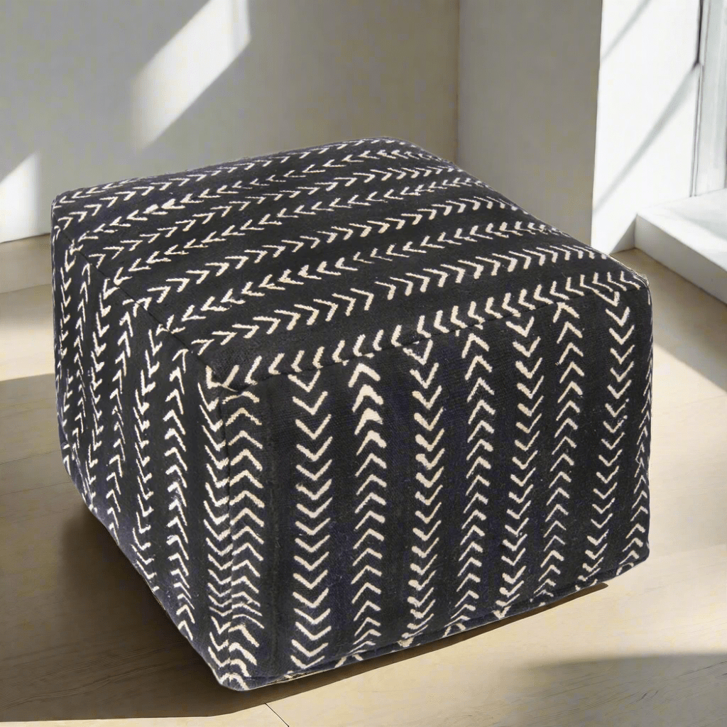 Ottoman | Square Custom Leather Suede Foot Stools or Pouf - H|F AtelierLEATHERottomanHUNTEDFOX - Ottoman | Square Custom Leather Suede Foot Stools or Pouf