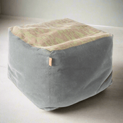 Ottoman | Square Custom Leather Suede Foot Stools or Pouf - H|F AtelierLEATHERottomanHUNTEDFOX - Ottoman | Square Custom Leather Suede Foot Stools or Pouf