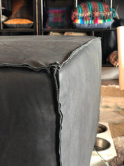 Ottoman | Square Custom Suede Foot Stools or Pouf w/ Handle - H|F AtelierseatingShopify CollectiveHUNTEDFOX - Ottoman | Square Custom Suede Foot Stools or Pouf w/ Handle - H|F AtelierseatingShopify CollectiveHUNTEDFOX - Ottoman | Square Custom Suede Foot Stools or Pouf w/ Handle