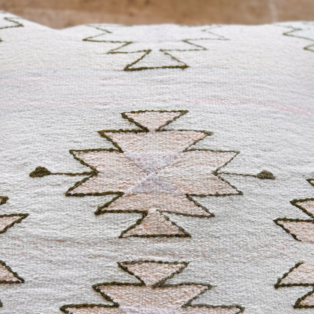 Pastel Pink and Purple Southwestern - baby blueNATIVEneed verificationHUNTEDFOX - Pastel Pink and Purple Southwestern - baby bluePastelsPillowsHUNTEDFOX - close up of a textured throw pillow southwestern design