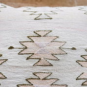 Pastel Pink and Purple Southwestern - baby blueNATIVEneed verificationHUNTEDFOX - Pastel Pink and Purple Southwestern - baby bluePastelsPillowsHUNTEDFOX - close up of a textured throw pillow southwestern design