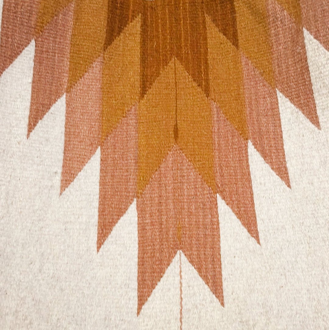 Pink & Nude Handwoven Wool Throw Pillows - BlueNEWOaxaca Wool SouthwesternHUNTEDFOX - Colorful Artisinal Wool Throw Pillow - HUNTEDFOX