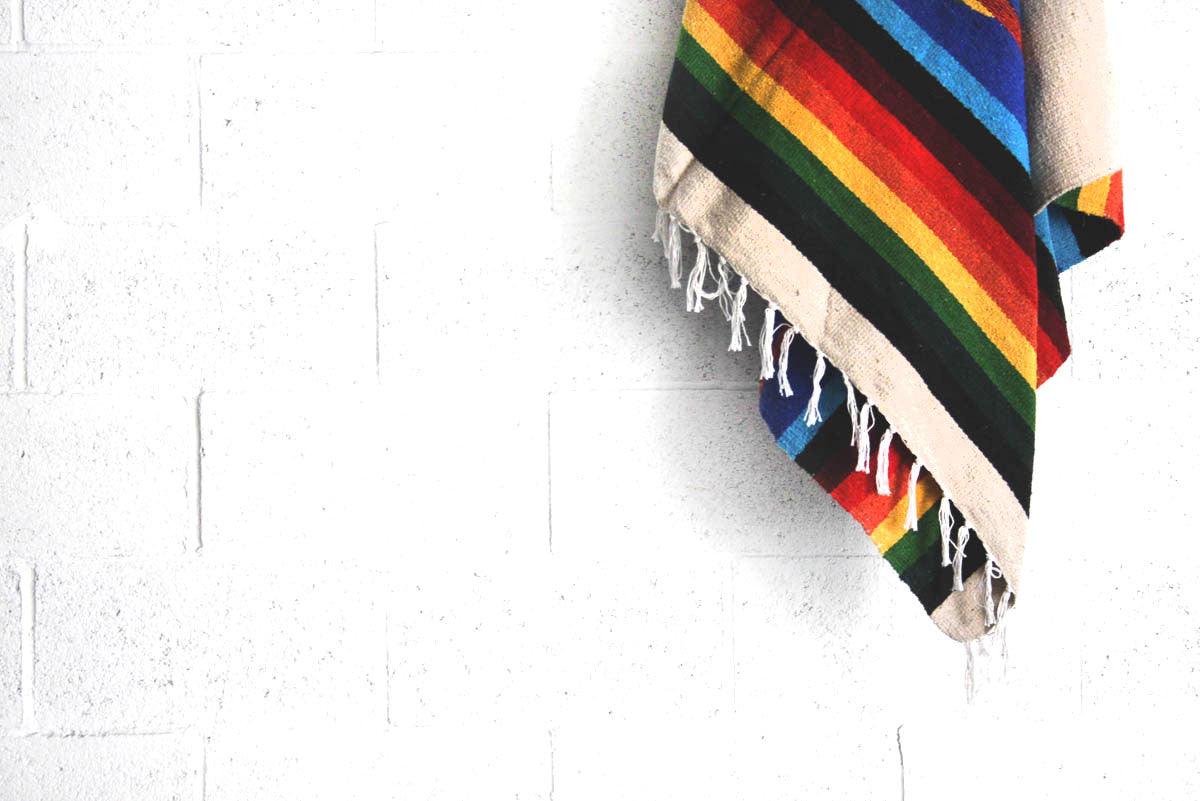 Rainbow Thunderbird Blanket