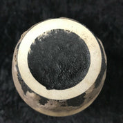 Rare Style Art Studio Pottery Tan Brown Black Drip Glaze Bud Vase - HUNTEDFOX