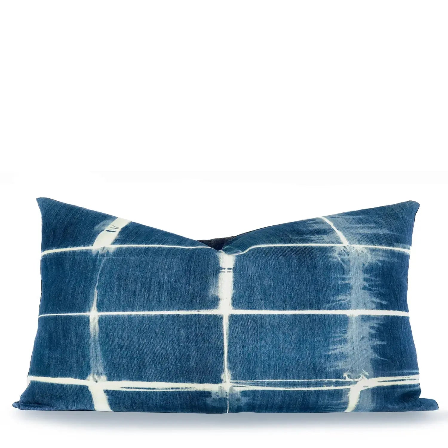 Shibori Denim Throw Pillows