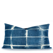 Shibori Denim Throw Pillows