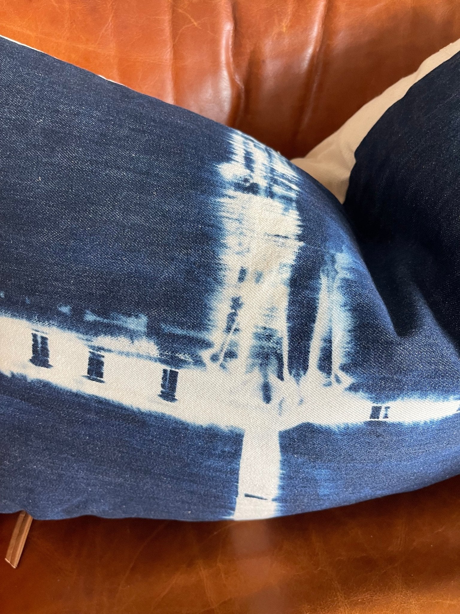 Shibori Denim Throw Pillows - BluedenimINDIGO & SHIBORIHUNTEDFOX - Shibori Denim Throw Pillows - BluedenimINDIGO & SHIBORIHUNTEDFOX - Shibori Denim Throw Pillows