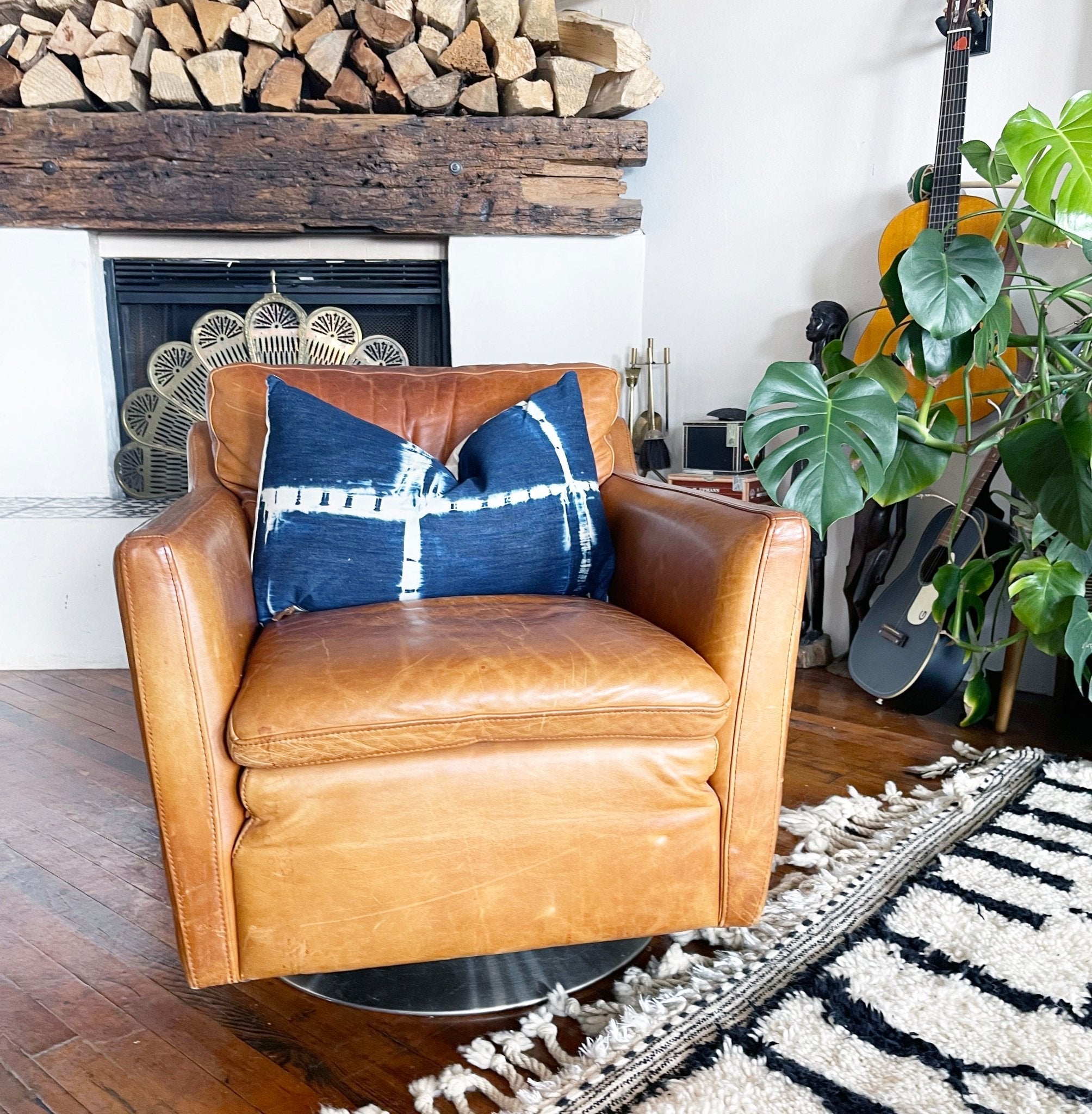 Shibori Denim Throw Pillows - BluedenimINDIGO & SHIBORIHUNTEDFOX - Shibori Denim Throw Pillows - BluedenimINDIGO & SHIBORIHUNTEDFOX - Shibori Denim Throw Pillows