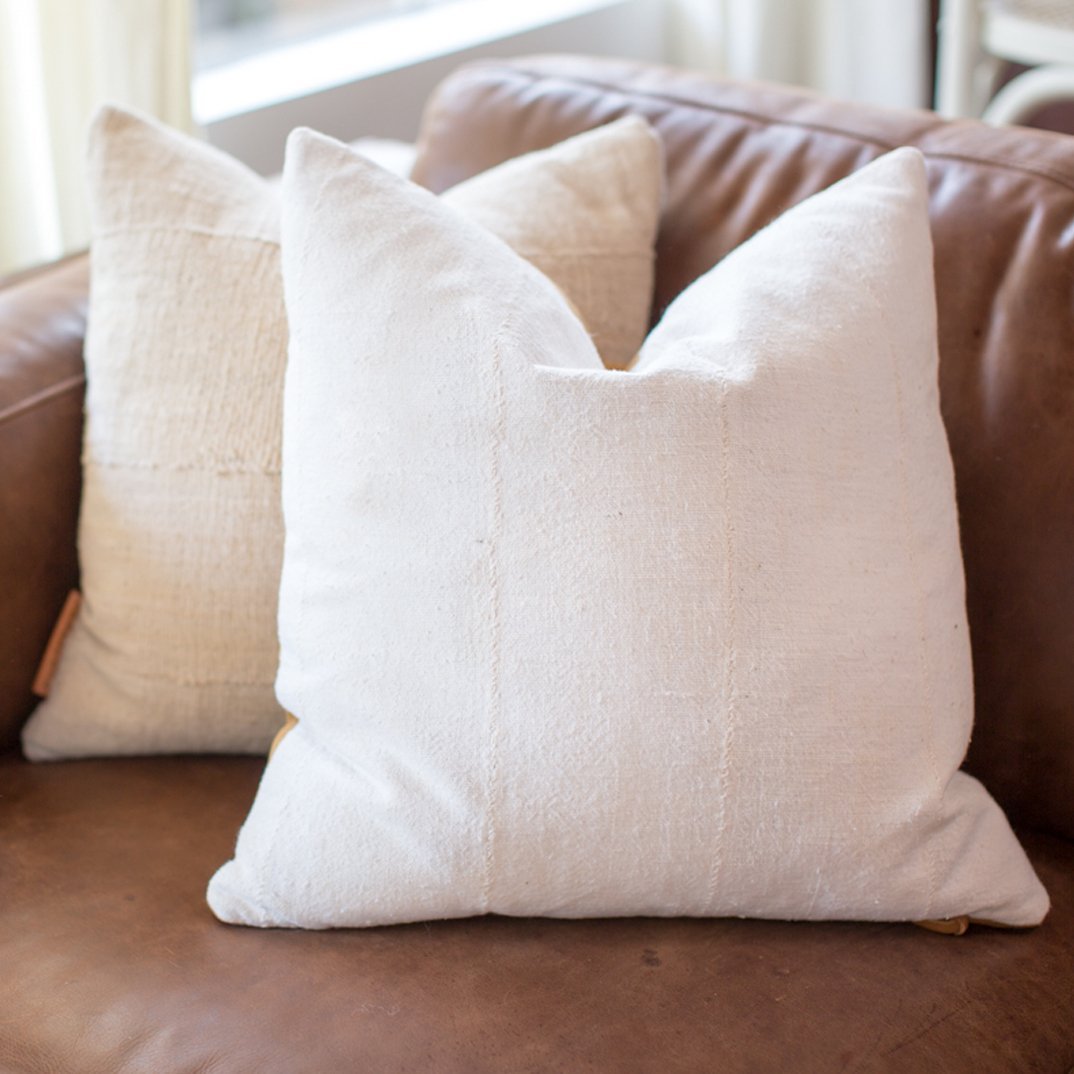 off white couch pillows