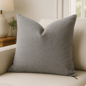 Stone Washed Light Grey Accent Pillow - CHIC CHALETEssentialGreyHUNTEDFOX - Stone Washed Light Grey Accent Pillow