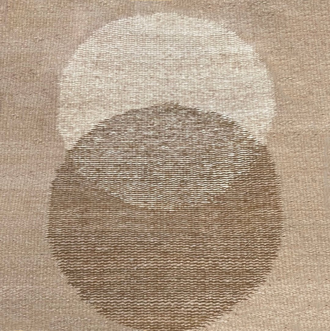 Tan Modern Neutral Circled Color Block Cushion - brownmodernneed verificationHUNTEDFOX - Tan Modern Neutral Circled Color Block Cushion - HUNTEDFOX