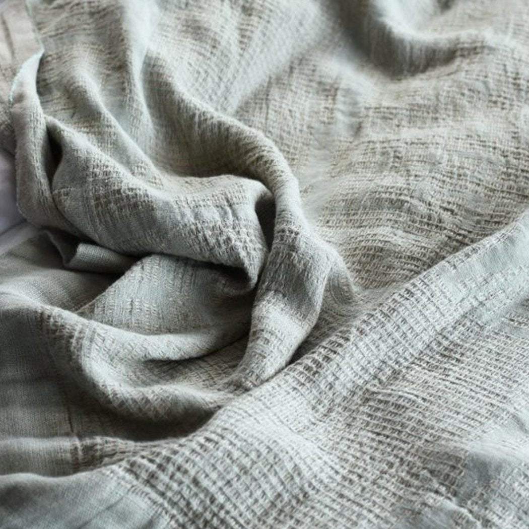 Jacquard Tribal Linen Textured Throw | Multiple Colors