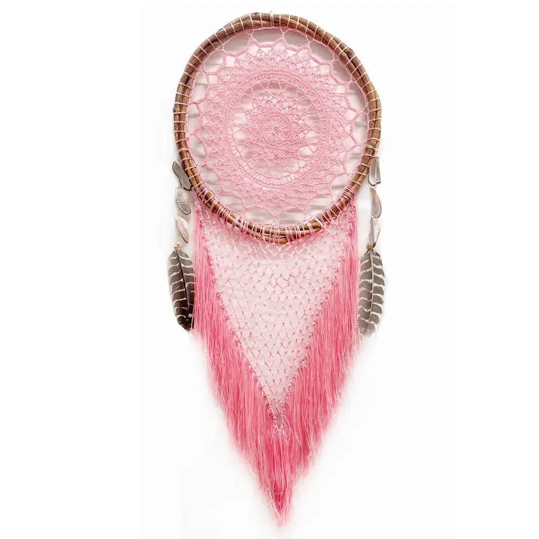 Large Hot Pink Dreamcatcher - HUNTEDFOX