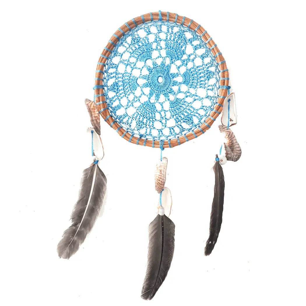 Turquoise Blue Dreamcatcher - H U N T E D F O X