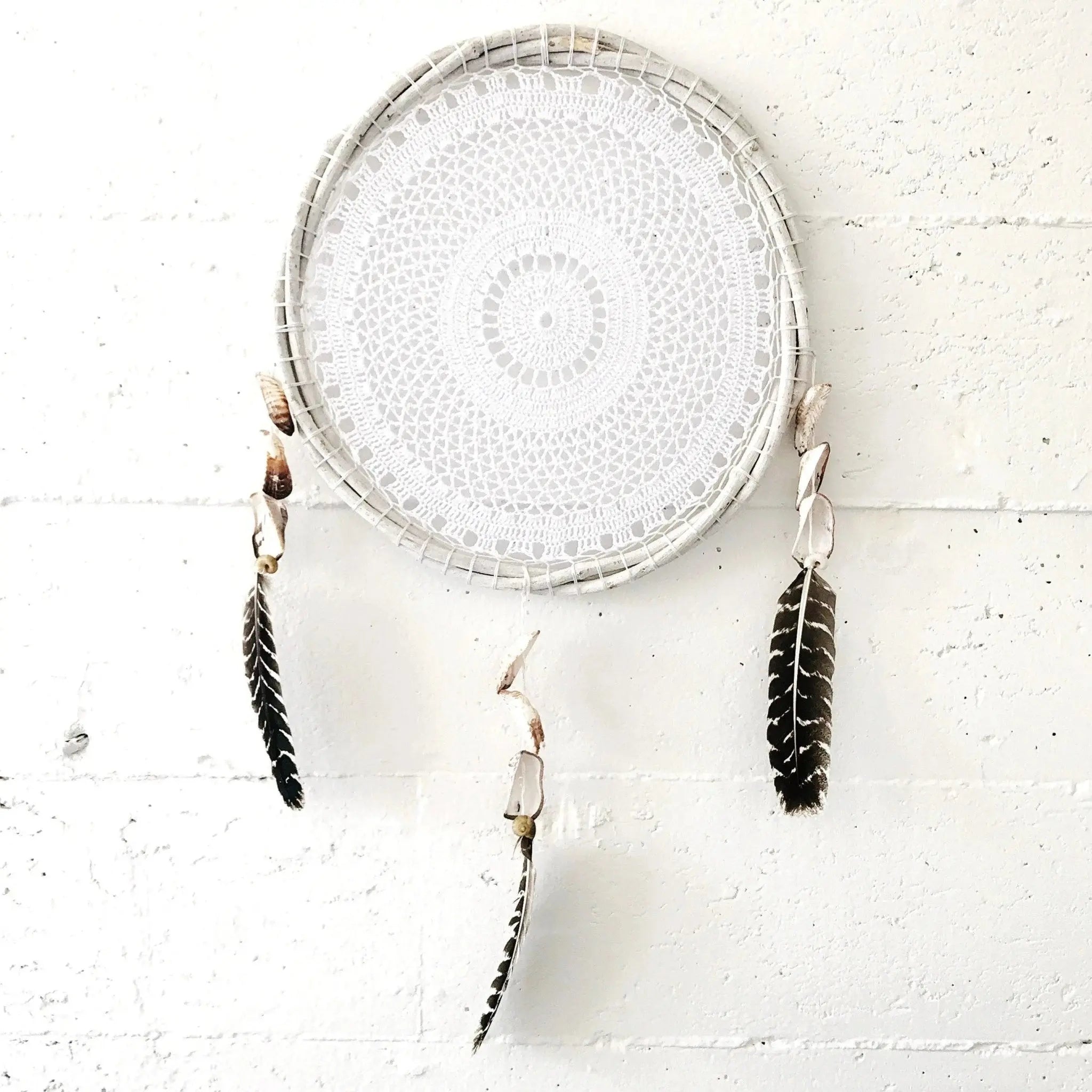 White White Dreamcatcher - HUNTEDFOX