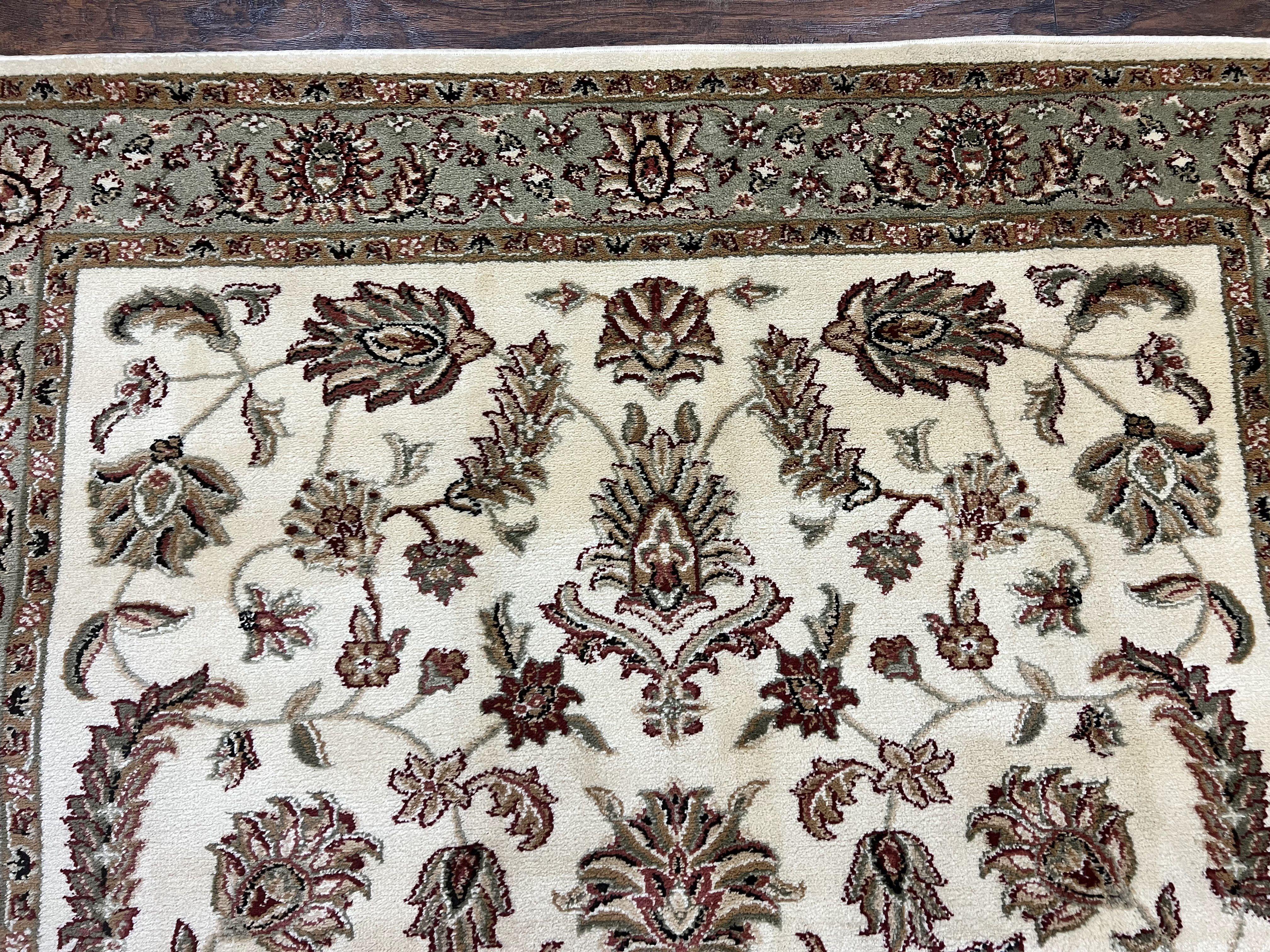 Floral Oriental Rug 5x7, Turkish Power Loomed Carpet, Traditional Design