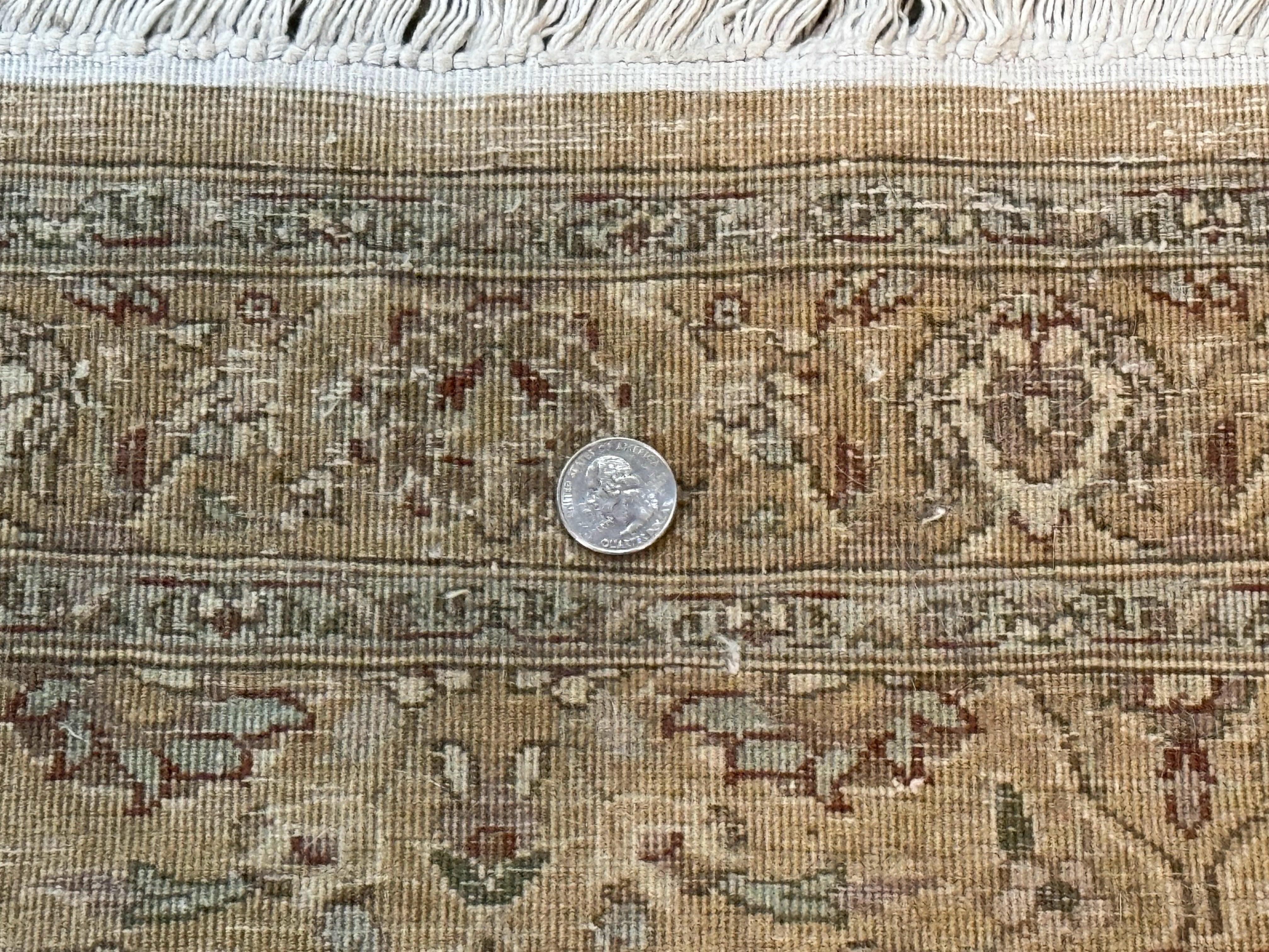 Persian Runner Rug 3x8, Traditional Wool Runner Rug for Hallway or Kitchen, Pak Persian Rug, Fine 225 KPSI