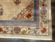 Chinese Wool Rug 8x12, Chinese 90 Line Rug