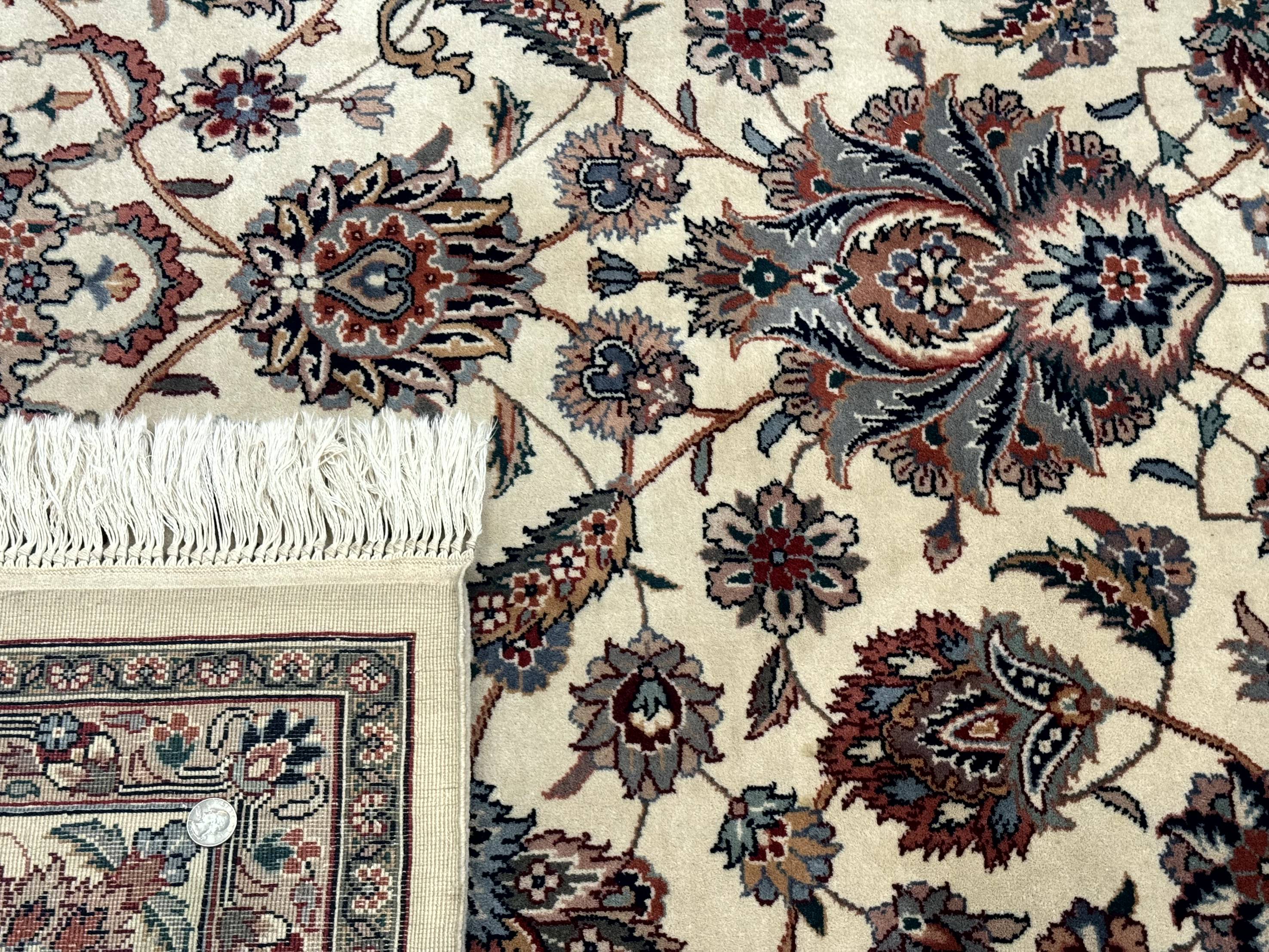 Pak Persian Rug 9x12, Allover Pattern, Fine Handmade Oriental Carpet