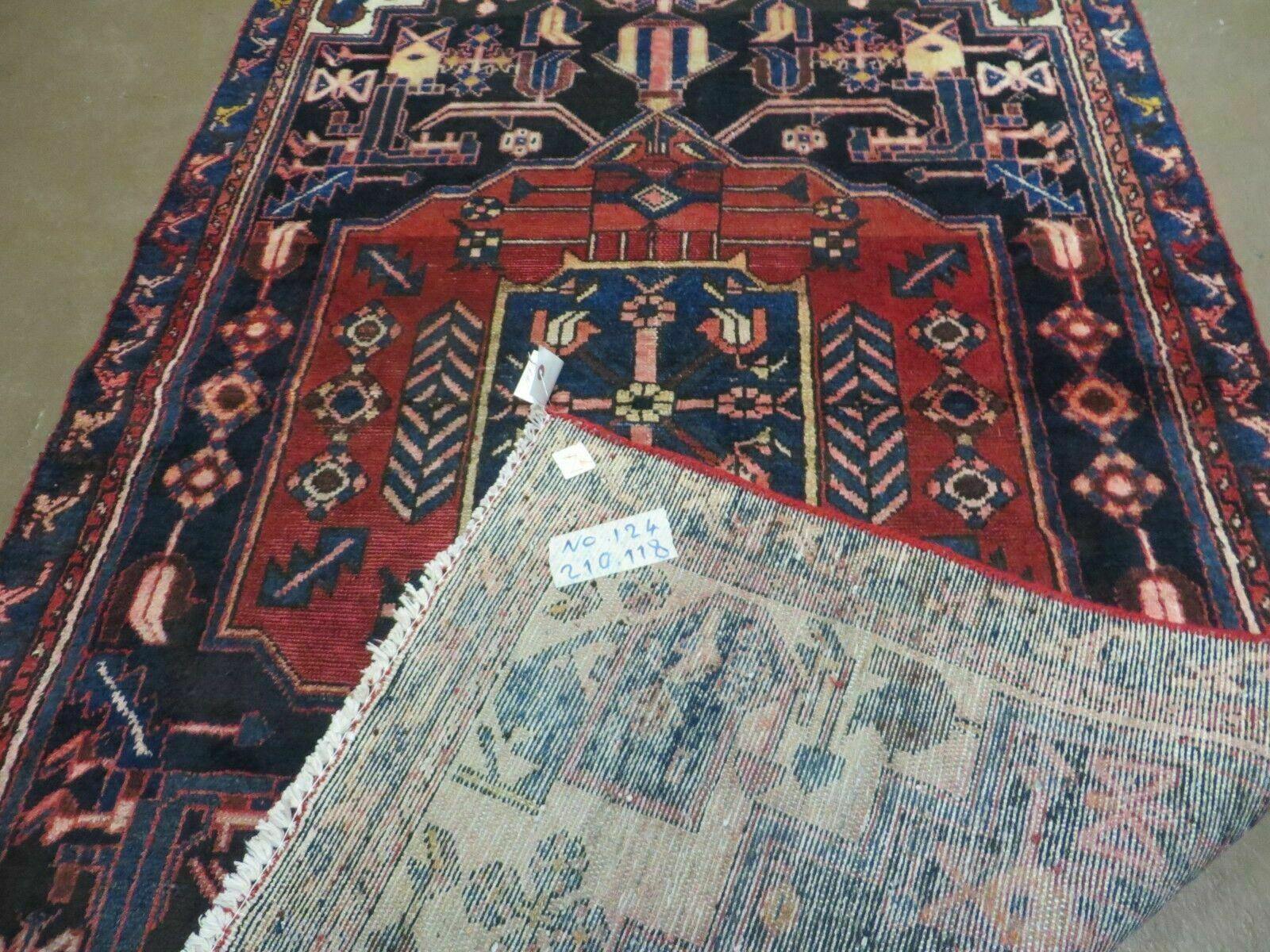 4' X 7' Antique 1920 Handmade Turkish Anatolian Wool Rug Veg Dye Nice