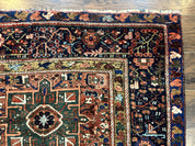 Antique Persian Karajeh Heriz Rug 5x6