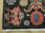 4' 5" X 16' 1" Antique Karabagh Caucasian Rug Handmade Wool Carpet Organic Dye