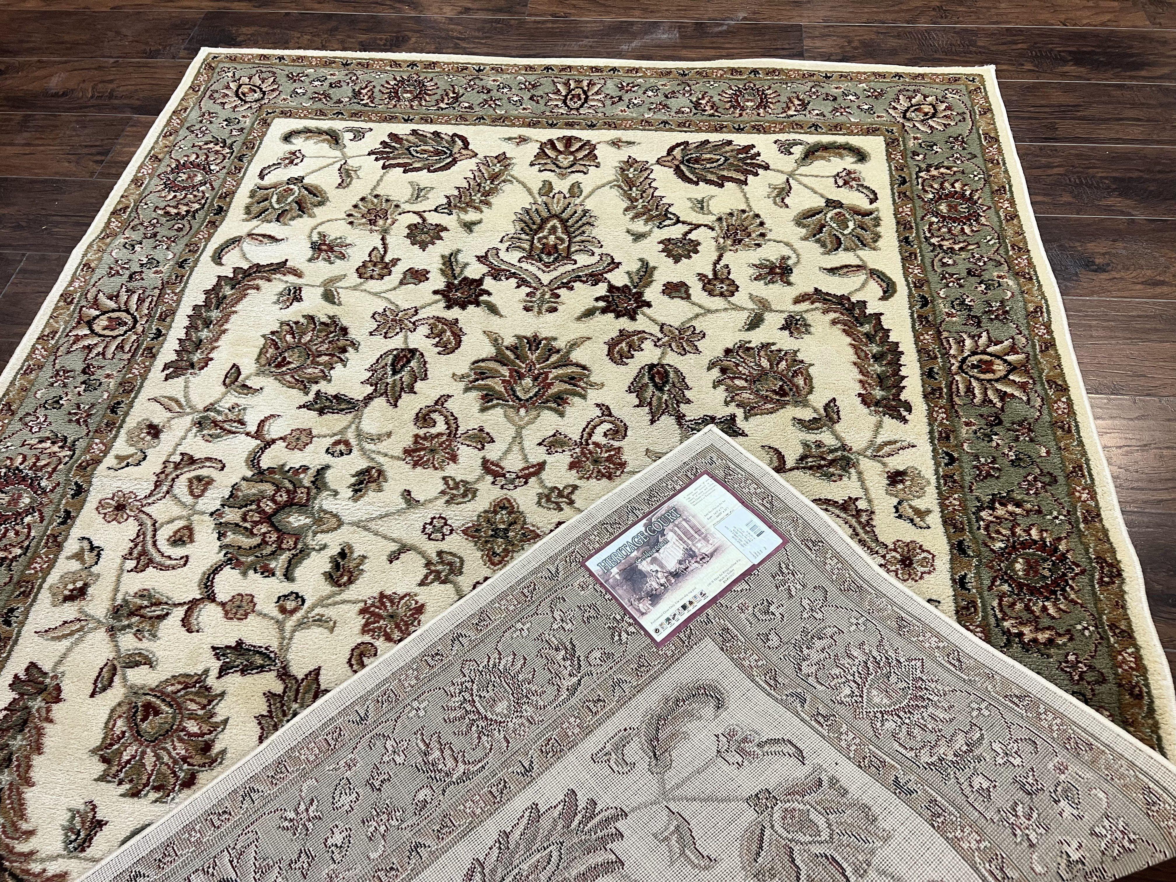 Floral Oriental Rug 5x7, Turkish Power Loomed Carpet, Traditional Design