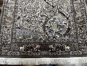 Persian Isfahan Rug 5x8 - Tree of Life, Animal Pictorials, Kork Wool & Silk