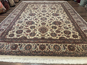 Pak Persian Rug 9x12, Allover Pattern, Fine Handmade Oriental Carpet