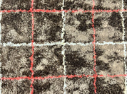 Shag Rug 6x8, Brown, Panel Design