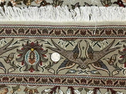 Wonderful Persian Tabriz Rug 3x5, Tree of Life, Animal Pictorials, Birds, Wool & Silk Highlights, Fine 330 KPSI