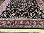Large Sino Persian Rug 10x15, Floral Allover, Hand Knotted Wool Carpet, Fine