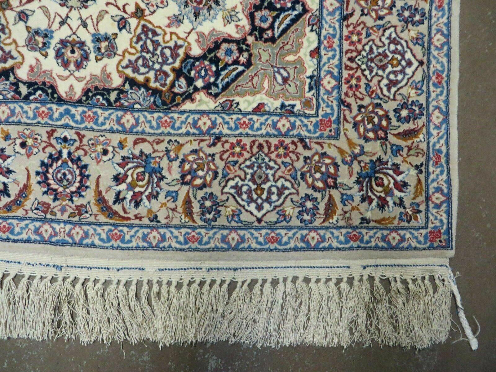4' X 6' Very Fine Handmade Oriental Wool Silk Accent Rug Hand Knotted Beauty